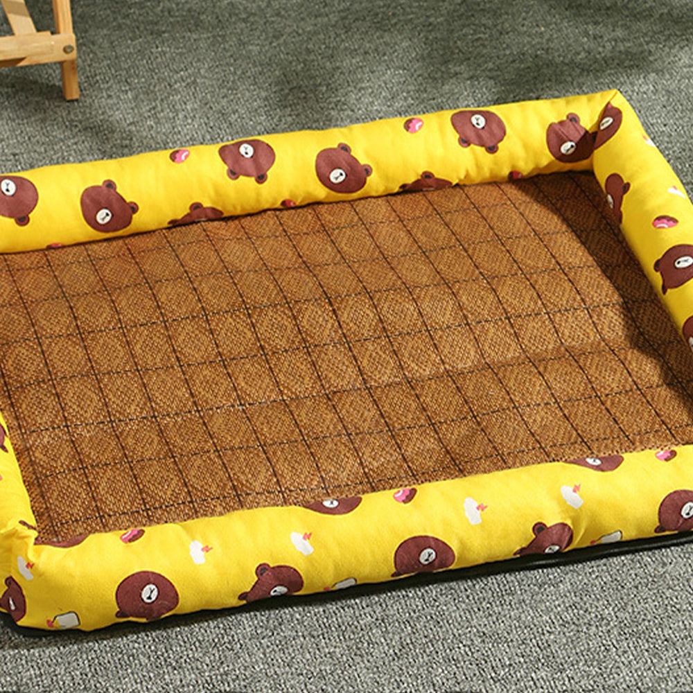 Rattan Cat Bed – Breathable Summer Cat Bed 54 × 44 cm