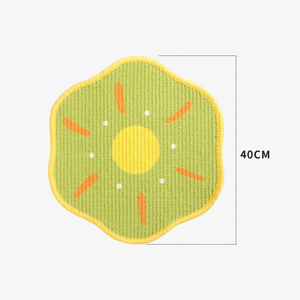 Dopamine Colour Sisal Wall-Mounted Cat Scratching Pad - Heavy Duty Anti-Shed (Self-Adhesive)