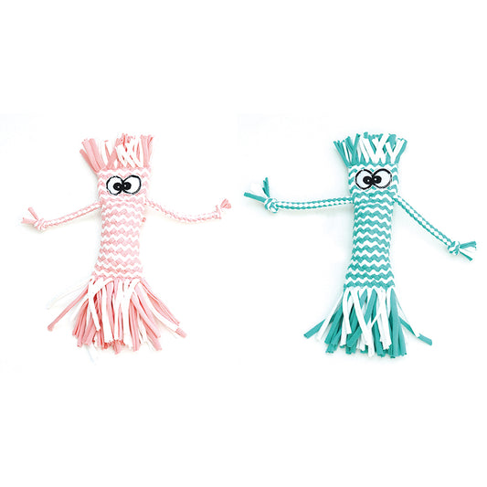 Dog Rope Toy | Knot Squeaky Durable Chew Toy