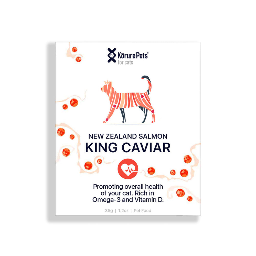 KORURE PETS NZ King Salmon Caviar Cardiovascular Health For Cats 30g