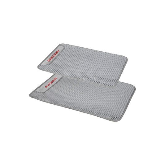 PAKEWAY Cat Litter Mat with Non-Slip Washable 69x51cm