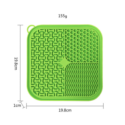 Silicone Lick Mat with Suction Cups ¨C Slow Feeder & Anxiety Relief Toy