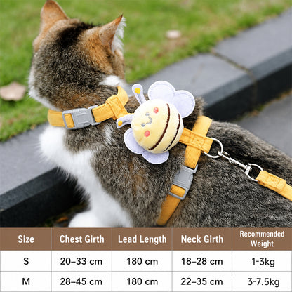 Cat Harness and Leash Set — Escape Proof & Adjustable