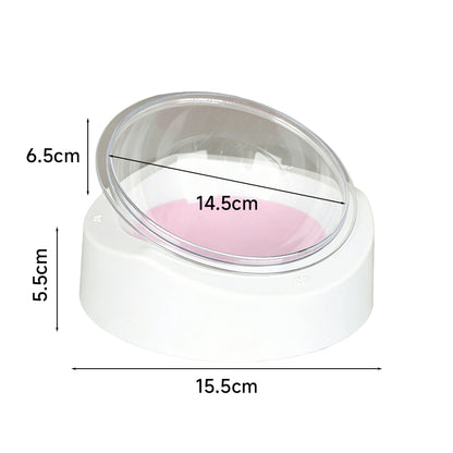 Tilted Cat Feeding Bowl-Neck Relief Design for Comfortable Eating