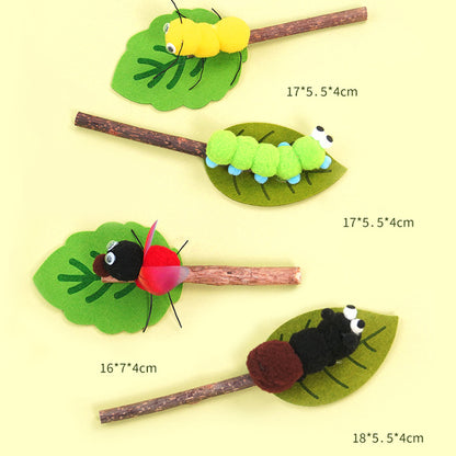 Silvervine Cat Teaser Wand – Interactive Dental Chew Toy