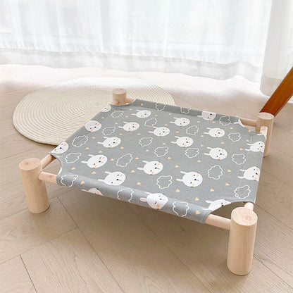 All-Season Comfortable Wooden Pet Bed