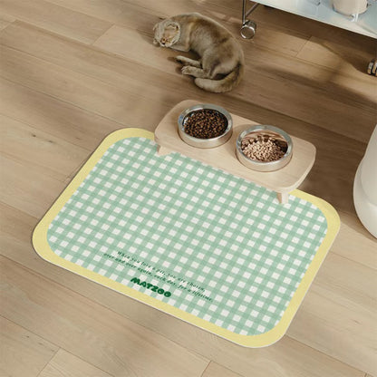 Large Waterproof PVC Pet Feeding Mat 1Pcs Random