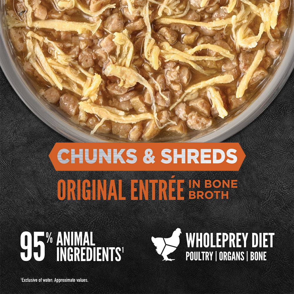 ORIJEN Chunks & Shreds - Original Entrée Adult Wet Cat Food