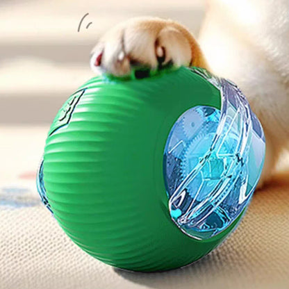 Smart Interactive Pet Ball Toy – 3 Speed Modes with Teaser Rope 1Pcs Random