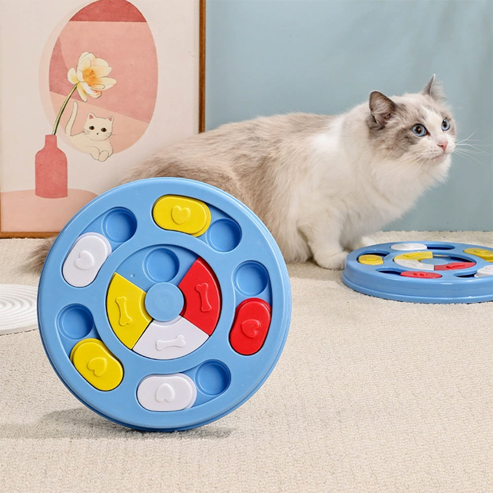 Interactive Dog Puzzle Feeder – Slow Feeding & Enrichment Toy