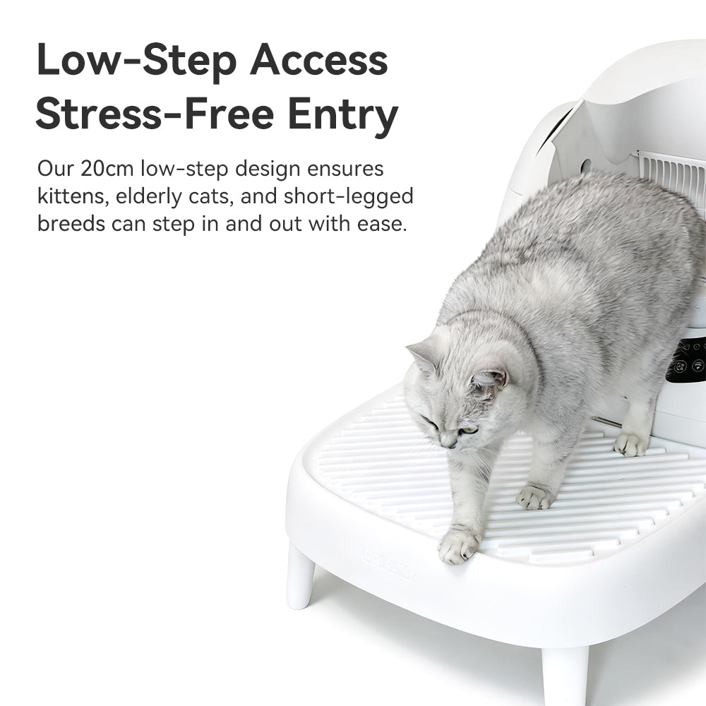 CATLINK Open-X Self-Clean Smart Cat Litter Box - Scooper Open-X