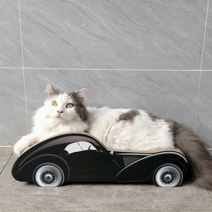 ZODIAC Black Car-shaped Cat Scratcher 50x29x15cm