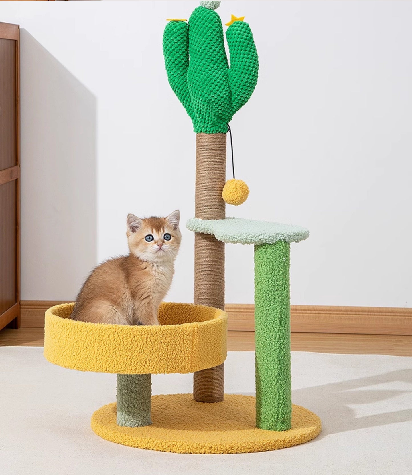 Cactus Cat Tree with Scratching Posts