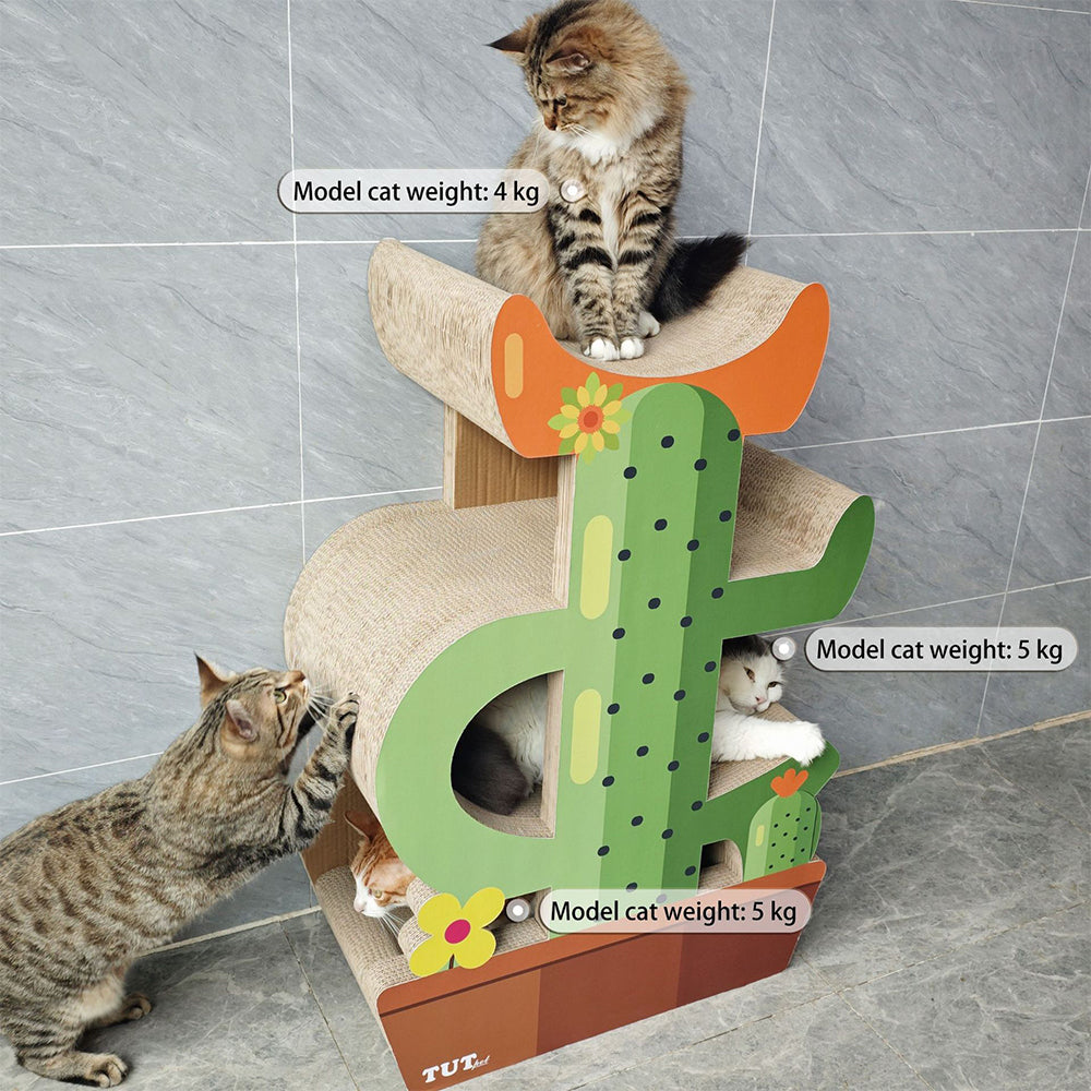 ZODIAC Cactus multi-layer Cat Scratcher 60x36x89cm
