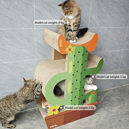 ZODIAC Cactus multi-layer Cat Scratcher 60x36x89cm