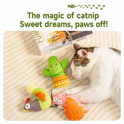 Catnip Toy | Plush Interactive Chew Toy for Cats