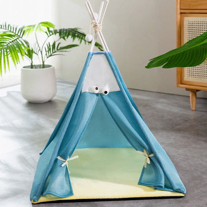 Cooling Summer Pet Tent Bed