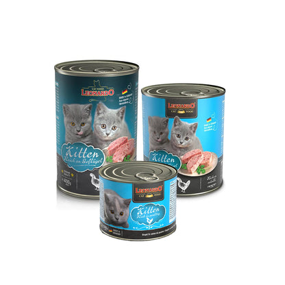LEONARDO Quality Selection Kitten Rich in Poultry Wet Cat Food