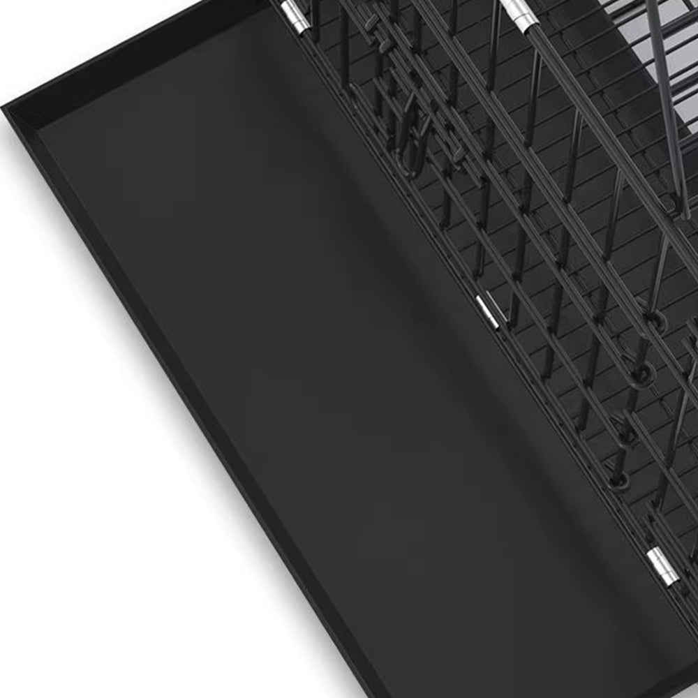Multi-Function Pet Crate with Tray & Pad
