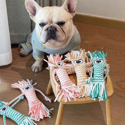 Dog Rope Toy | Knot Squeaky Durable Chew Toy