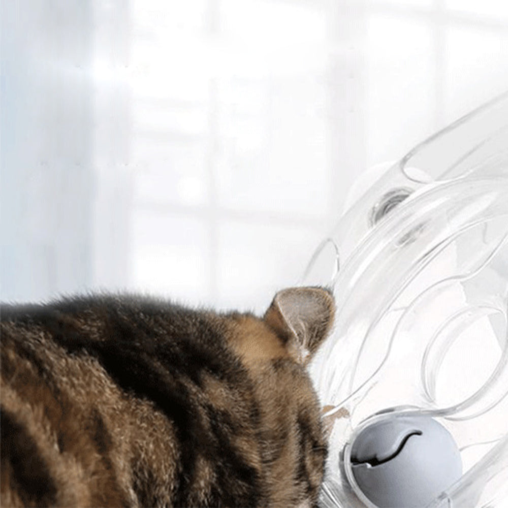 Space Automatic Rotating Cat Interactive Toy