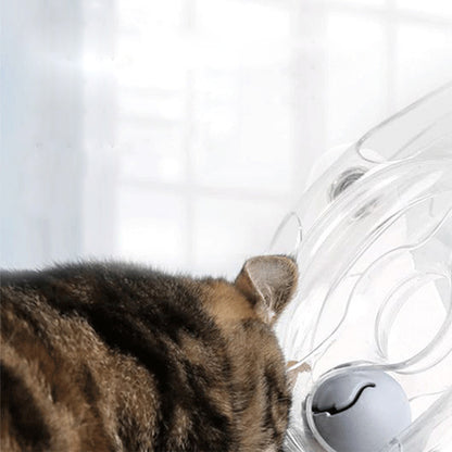 Space Automatic Rotating Cat Interactive Toy