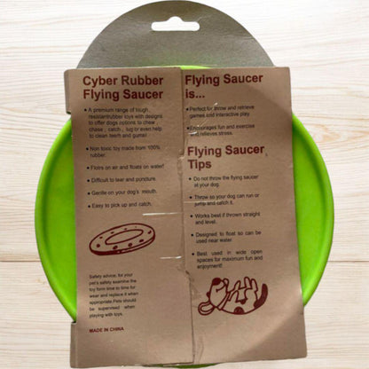 Green Dog Training Frisbee Interactive Toy