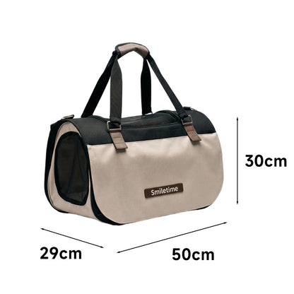 SMILE TIME Quiet Shade 4-Side Mesh Pet Carrier 50x29x30cm