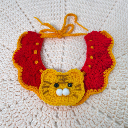 Pet Hat & Scarf | Handmade Knitted Costume for Cats & Dogs