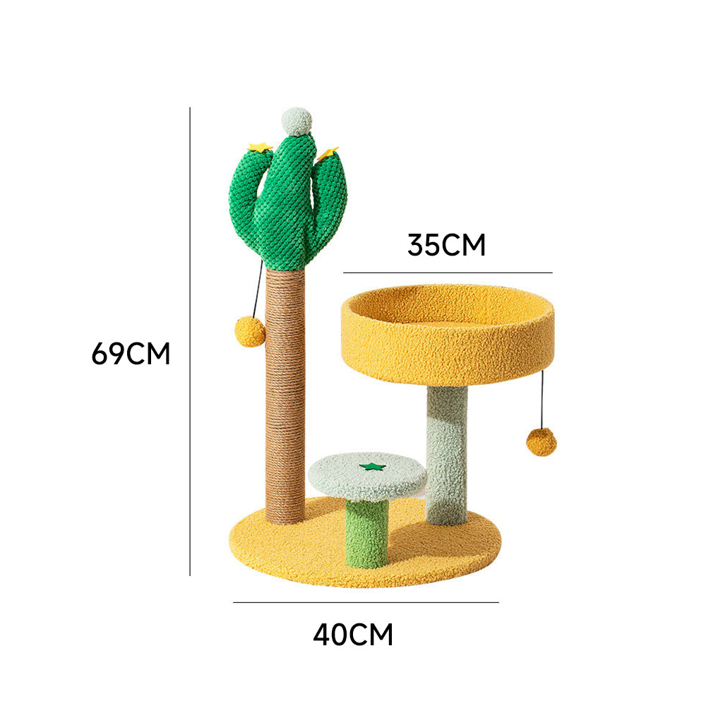 Cactus Cat Tree with Scratching Posts