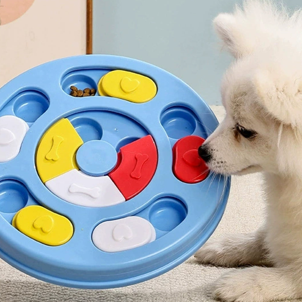 Interactive Dog Puzzle Feeder – Slow Feeding & Enrichment Toy