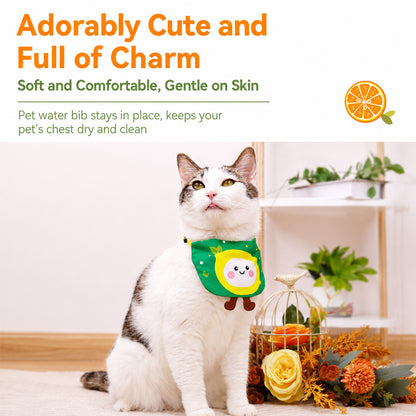 KARA PET Fruit Theme Bandana Collar for Cats