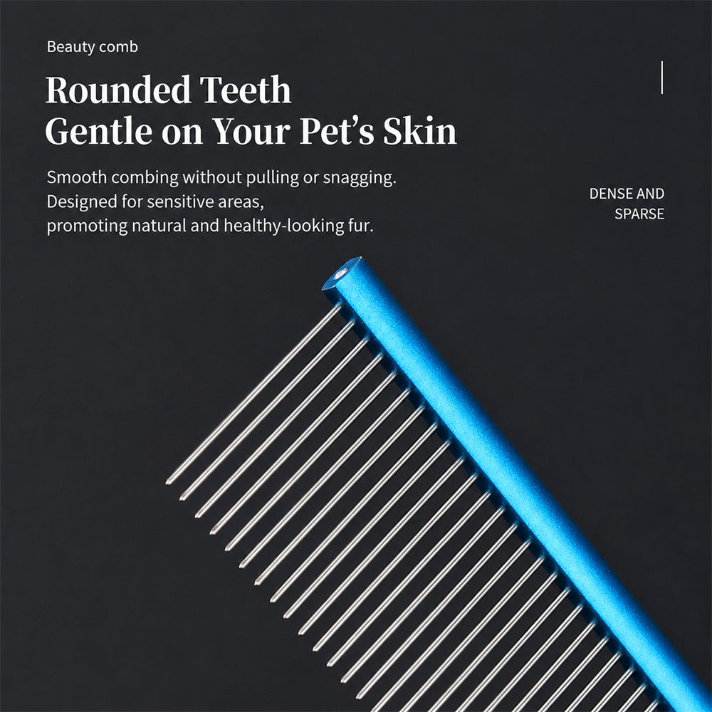 Pet Steel Comb Grooming Detangling Fine Tooth