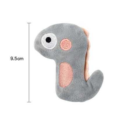 Cat Toy Plush Crinkle Sound Interactive Chew Toy