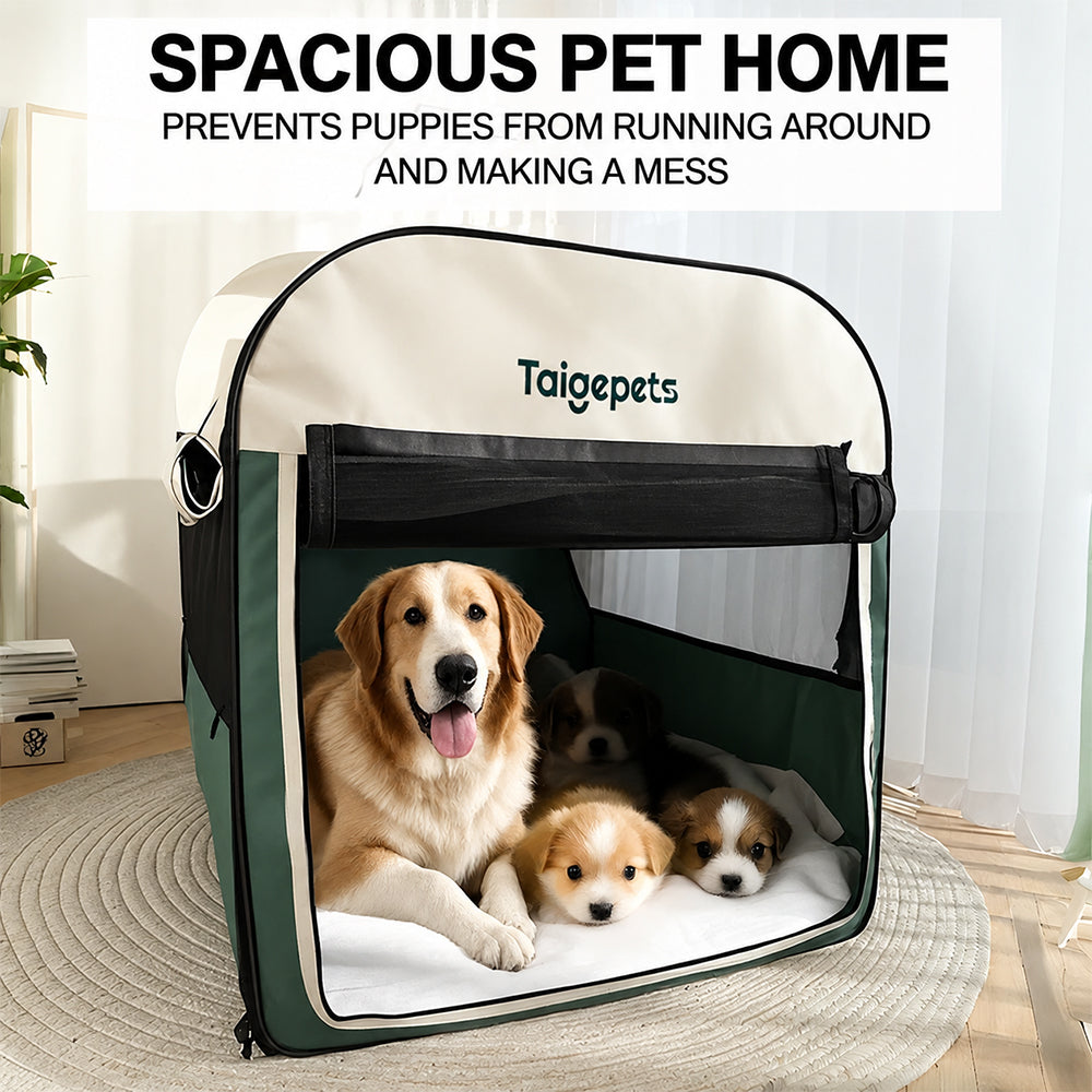 Foldable Pet Car Travel Crate | Portable Carrier for Cats & Dogs