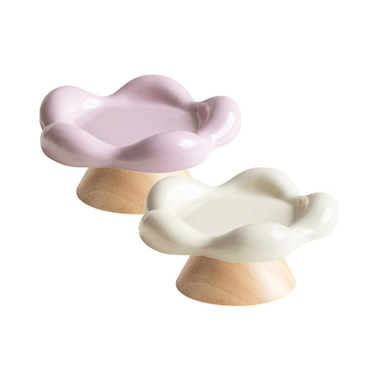 Split Ceramic Pet Petal Bowl - 250ml