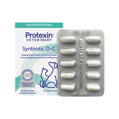 PROTEXIN Synbiotic DC Probiotic & Prebiotic For Cats & Dogs 50'S