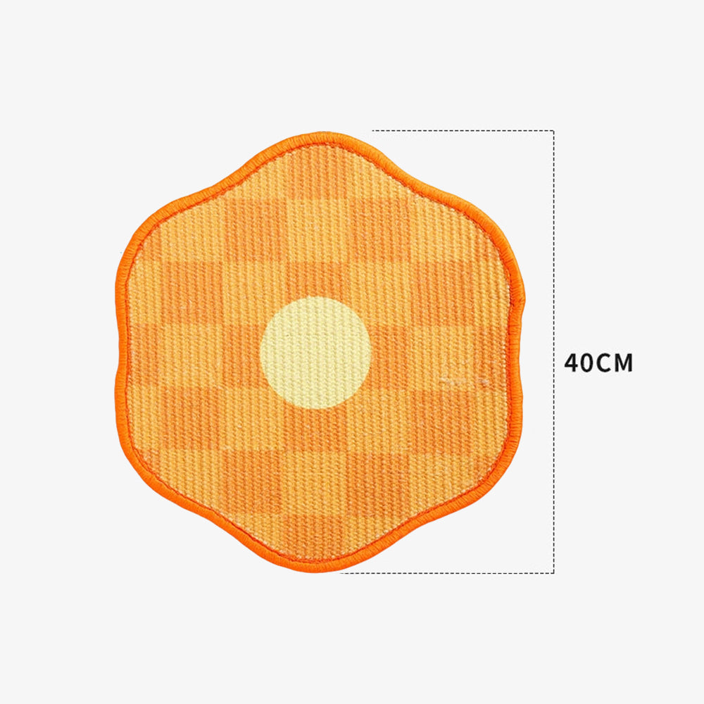 Dopamine Colour Sisal Wall-Mounted Cat Scratching Pad - Heavy Duty Anti-Shed (Self-Adhesive)