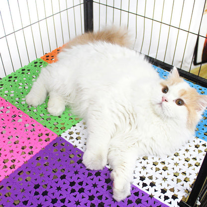 Dog Crate Grid Mat – Interlocking Non-Slip Paw Protection 30x20cm