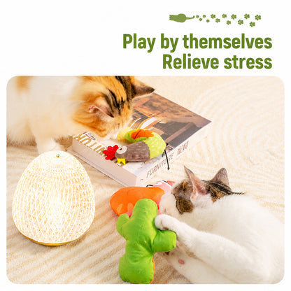 Catnip Toy | Plush Interactive Chew Toy for Cats