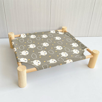 All-Season Comfortable Wooden Pet Bed