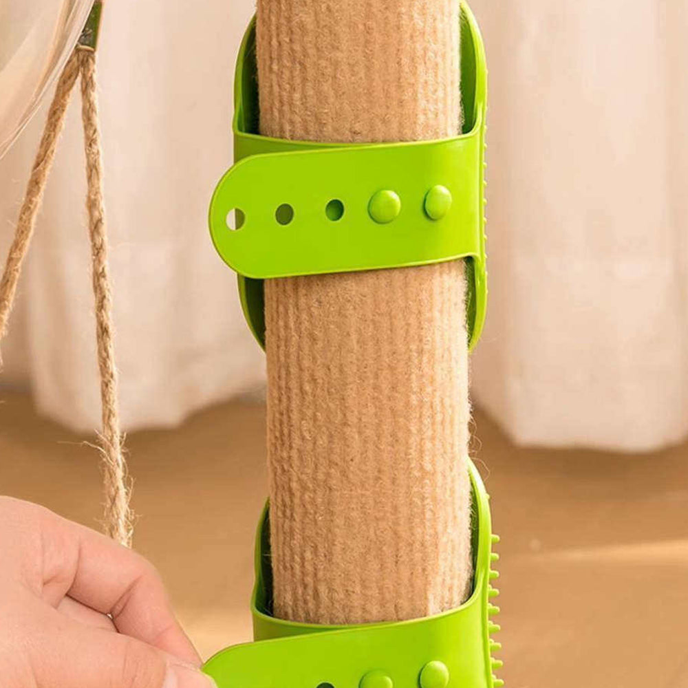 Silicone Cat Self Groomer – Corner & Furniture Mount Brush 1Pcs Random