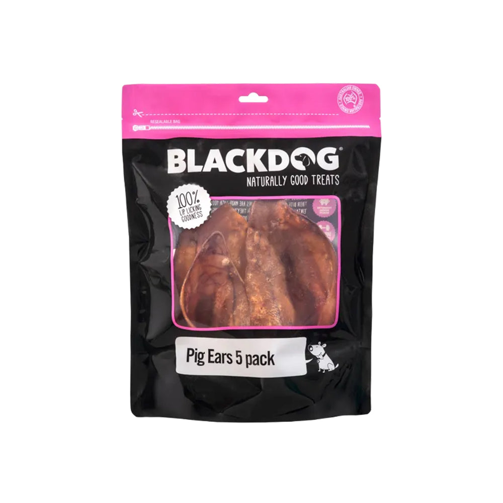 BLACKDOG Pigs Ears Dog Treats