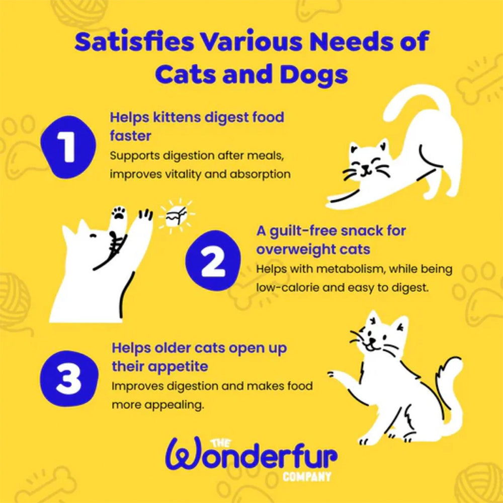 WONDERFUR Bites Immune Booster Yogurt Freeze Dried Cat Treats 50g