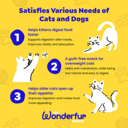 WONDERFUR Bites Immune Booster Yogurt Freeze Dried Cat Treats 50g