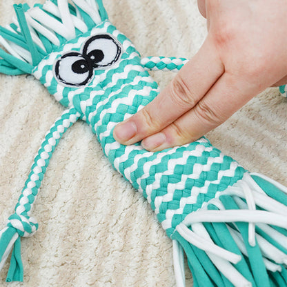 Dog Rope Toy | Knot Squeaky Durable Chew Toy