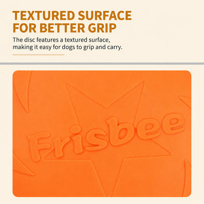 Dog Frisbee | TPR Floating Fetch Toy | Durable 22cm