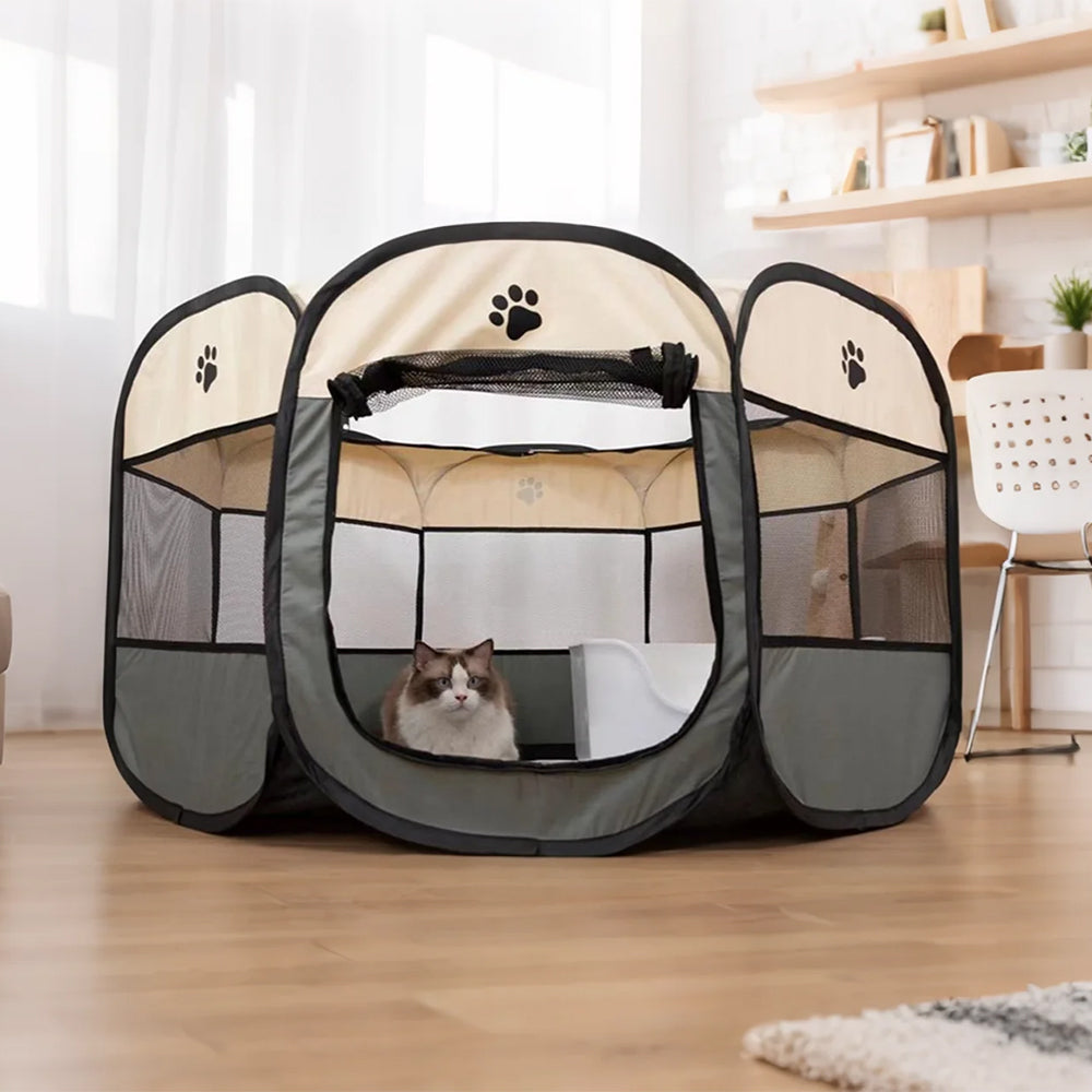 Foldable Large Cat Whelping Box 91x91x58cm