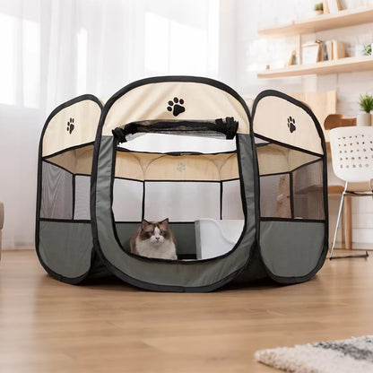 Foldable Large Cat Whelping Box 91x91x58cm