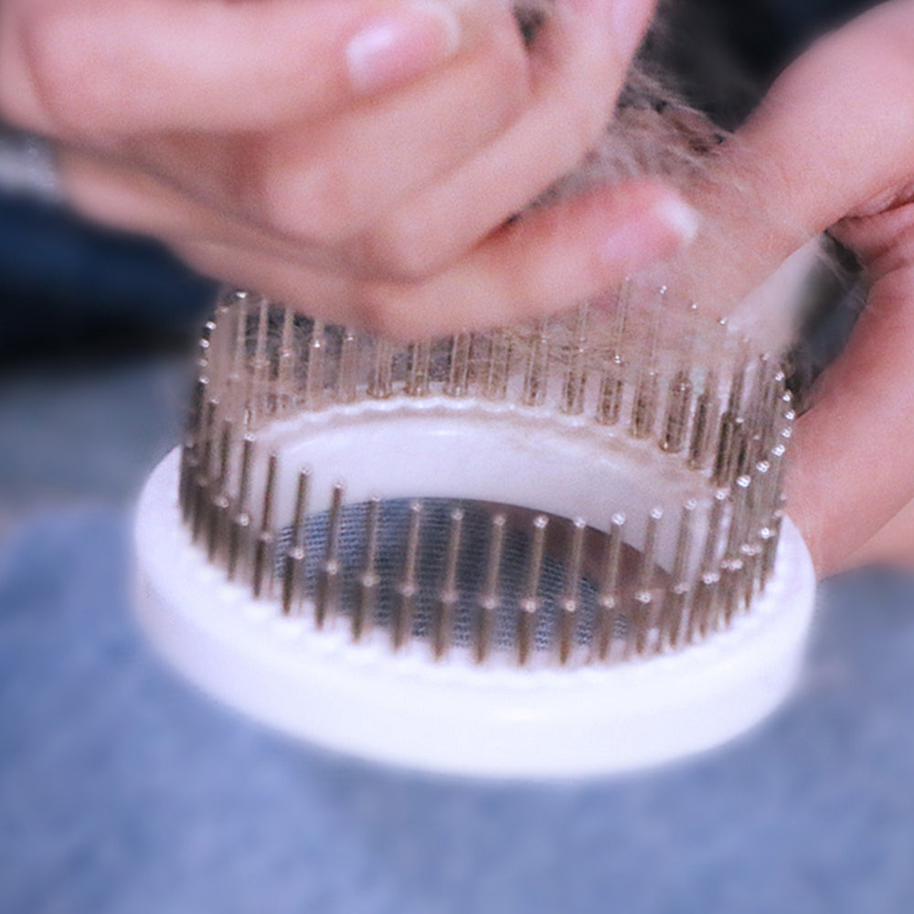 PAKEWAY Magnifier Pet Needle Comb - Blue